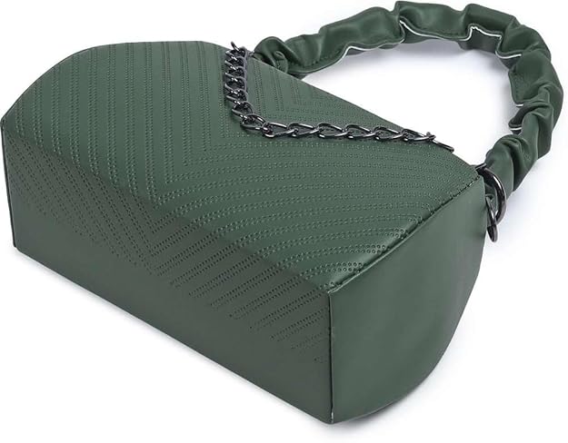 Stylish Textured Handbag with Sling | Premium Women Shoulder Bag (23x15x10 cm)