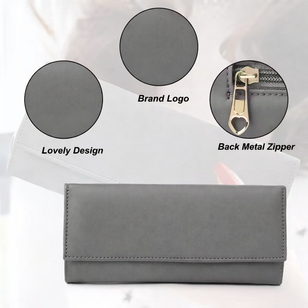 Premium Multi-Partition Clutch Bag for Women