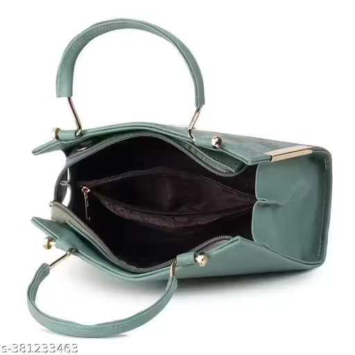 Designer Embossed Handbag with Sling | Premium Women Shoulder Bag (22x15x10 cm)