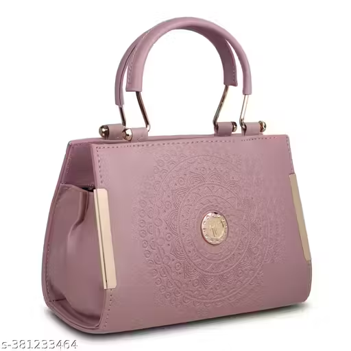 Designer Embossed Handbag with Sling | Premium Women Shoulder Bag (22x15x10 cm)