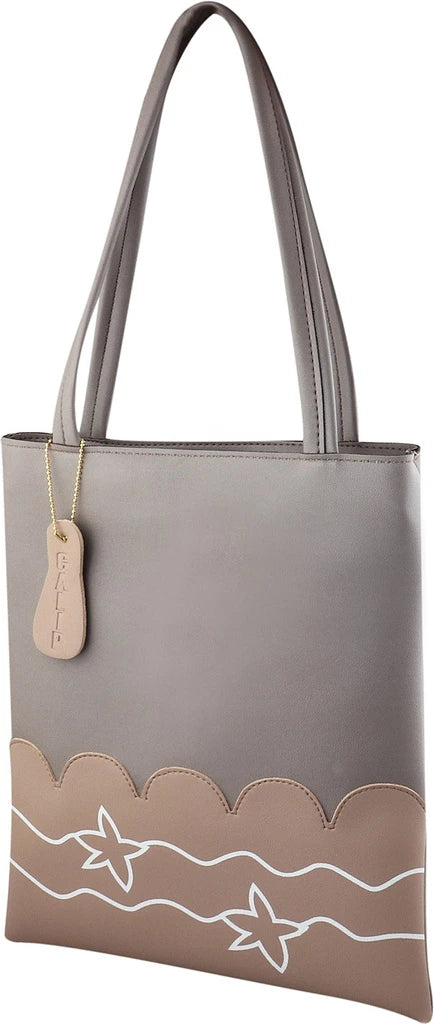 Large Stylish Tote Handbag for Women | Premium Shoulder Bag (32x35x4 cm)