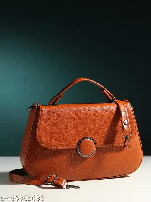 Premium Tan Brown Handbag with Sling | Stylish Women Shoulder Bag (22x15x10 cm)