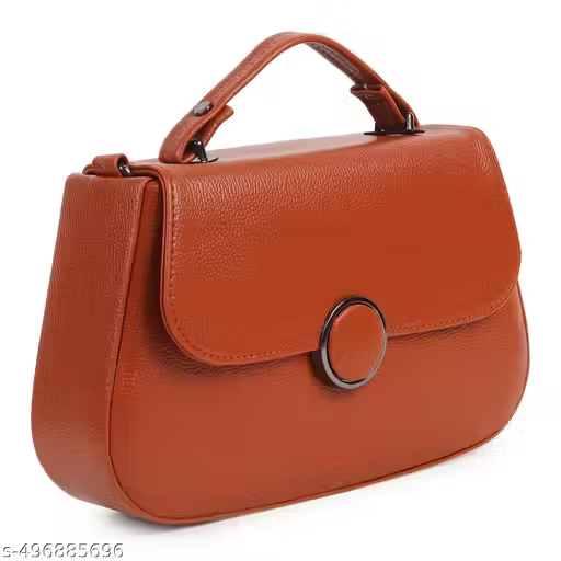 Premium Tan Brown Handbag with Sling | Stylish Women Shoulder Bag (22x15x10 cm)