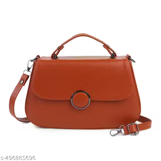 Premium Tan Brown Handbag with Sling | Stylish Women Shoulder Bag (22x15x10 cm)