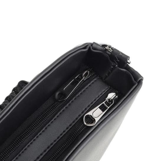 Stylish Black Handbag with Sling | Premium Women Shoulder Bag (20x15x10 cm)