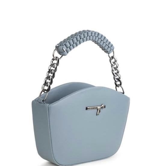 Stylish Grey Handbag with Sling | Premium Women Shoulder Bag (20x15x10 cm)