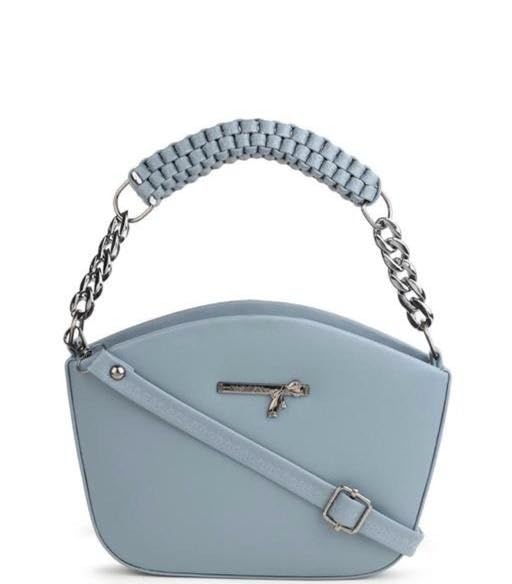 Stylish Grey Handbag with Sling | Premium Women Shoulder Bag (20x15x10 cm)