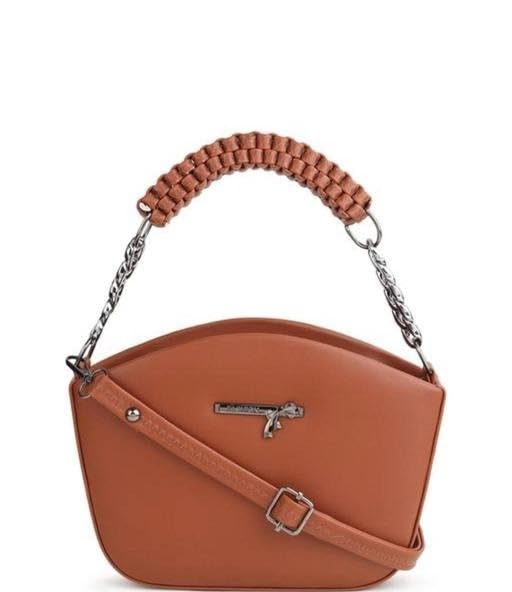 Stylish Brown Handbag with Sling | Premium Women Shoulder Bag (20x15x10 cm)