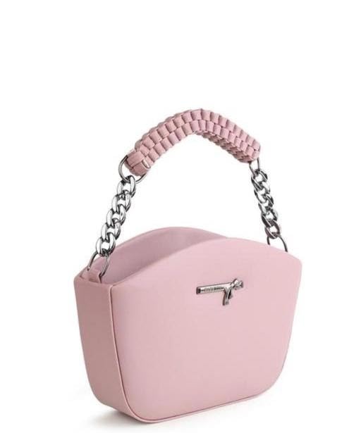 Stylish Pink  Handbag with Sling | Premium Women Shoulder Bag (20x15x10 cm)