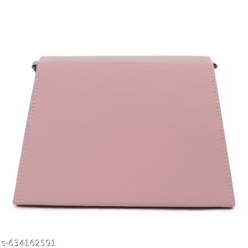 Elegant Pink Handbag with Sling | Stylish Women Shoulder Bag (22x15x10 cm)